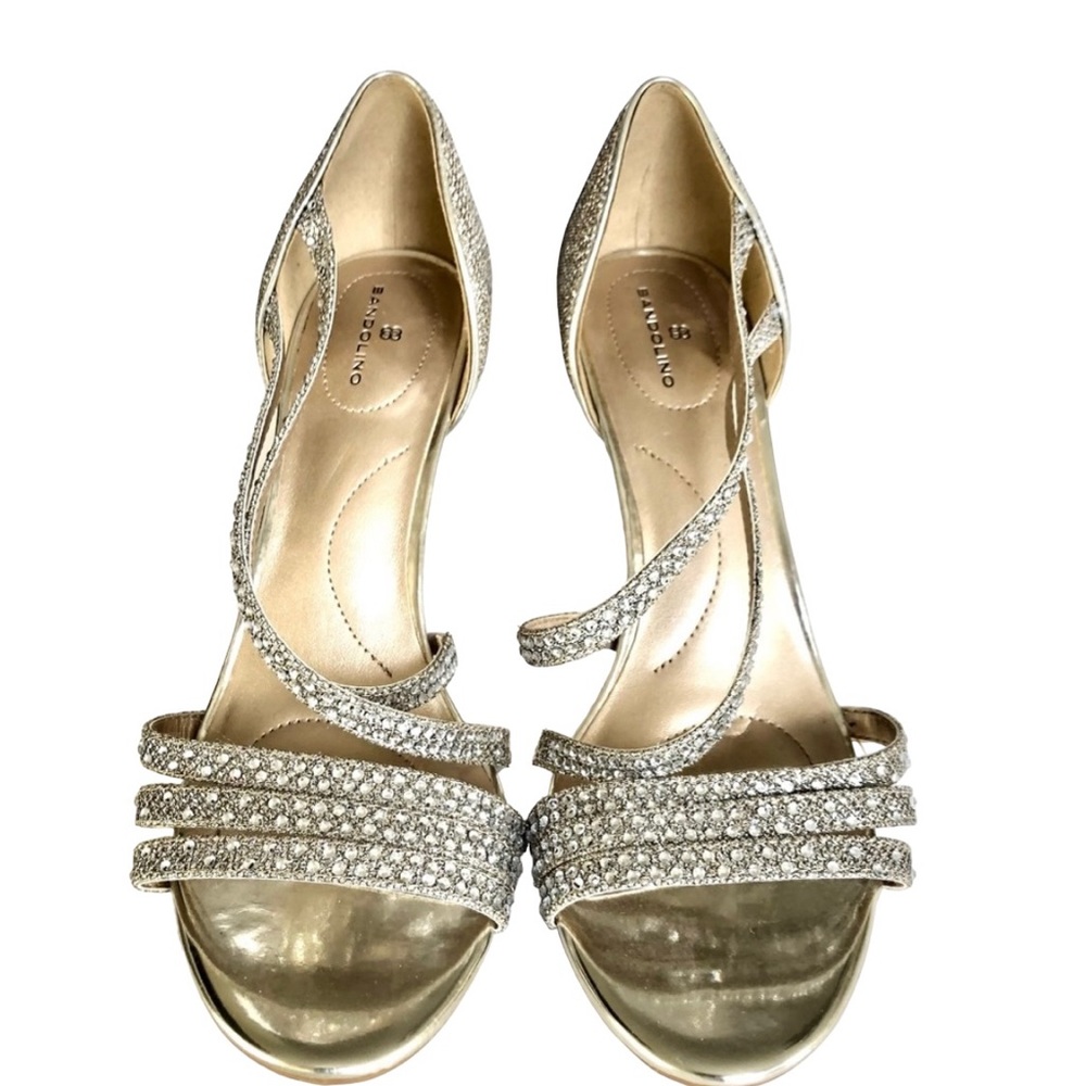 🆕 Bandolino Silver Sandals Heels